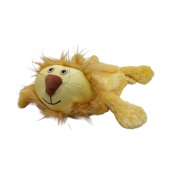 Zoobies Lencho The Lion Gold Plush Stuffed Animal pouch only 2011 - Picture 1 of 10